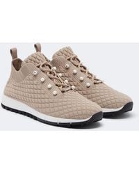 Jimmy Choo - Veles Faux Pearls Embellished Sneakers - Lyst