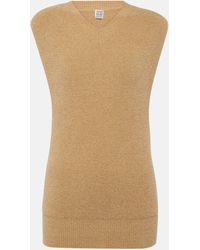 Totême - Cotton-blend Terry Sweater Vest - Lyst