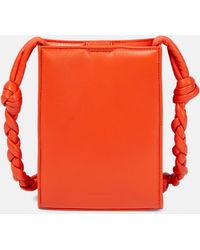 Jil Sander - Small Leather Crossbody Bag - Lyst