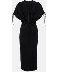 Christopher Kane - Cutout Cotton Midi Dress - Lyst