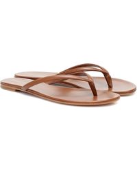 Gianvito Rossi Leather Sandals - Brown