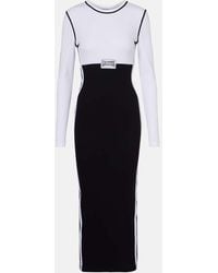 Jean Paul Gaultier - Logo Cotton-Blend Jersey Maxi Dress - Lyst