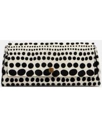 KHAITE - Audrey Polka-Dot Calf Hair Clutch - Lyst