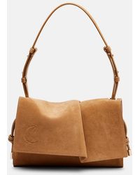 Christian Louboutin - Baggy Small Suede Shoulder Bag - Lyst