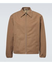 AURALEE - Wool Blouson Jacket - Lyst