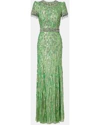 Jenny Packham - Roxy Embellished Gown - Lyst