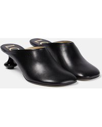 Loewe - Toy Sculpted-heel Leather Heeled Mules - Lyst