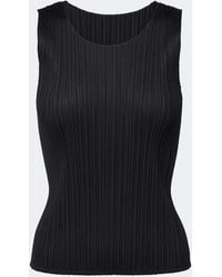 Pleats Please Issey Miyake - Basics Pleated Top - Lyst