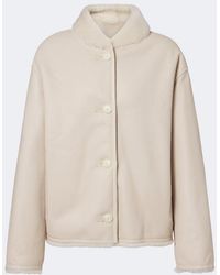 Yves Salomon - Reversible Shearling-Trimmed Leather Jacket - Lyst