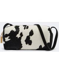 KHAITE - Kye Mini Calf Hair And Suede Crossbody Bag - Lyst