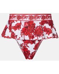 Alexandra Miro - Braga De Bikini Zella Floral Con Volantes - Lyst