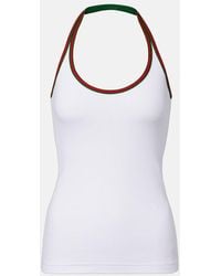 Gucci - Heavy Cotton Rib Tank Top - Lyst