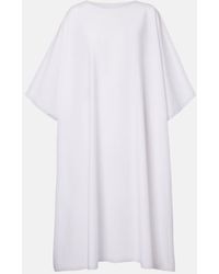 The Row - Julen Cotton Poplin Midi Dress - Lyst