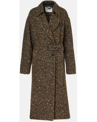 Isabel Marant - Horia Wool-Blend Wrap Coat - Lyst