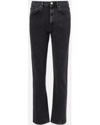 TOTEME - Low-Rise Straight Jeans - Lyst