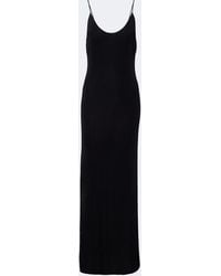 Saint Laurent - Jersey Maxi Dress - Lyst