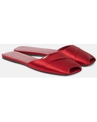 The Row - Milla Satin Flats - Lyst