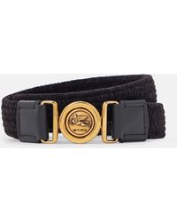 Etro - Pegaso Woven Belt - Lyst