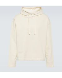 Lemaire - Cotton And Linen Hoodie - Lyst