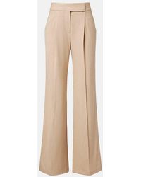 Veronica Beard - Pleated Flared Pants - Lyst