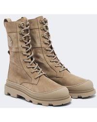 Moncler - Vera Leather Ankle Boots - Lyst
