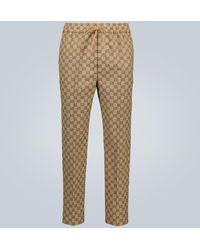 Gucci Pantalones acordonados GG - Multicolor
