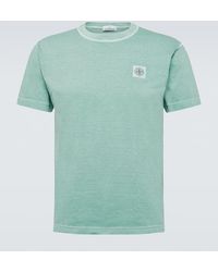 Stone Island - T-shirt Compass in jersey di cotone - Lyst