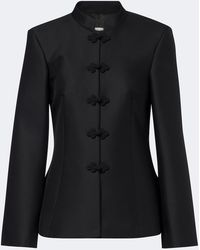 Rohe - Wool And Silk Satin Jacket - Lyst