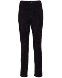 Isabel Marant - Pantalones Ajuliko De Ante De Tiro Alto - Lyst