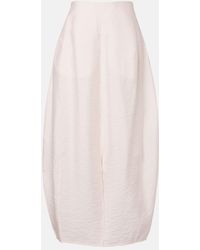 TOTEME - Silk-Blend Maxi Skirt - Lyst