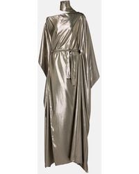 ‎Taller Marmo - Taylor Seventies Silk-Blend Lame Kaftan - Lyst