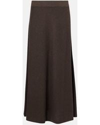 Lisa Yang - Torie Knitted Cashmere Maxi Skirt - Lyst