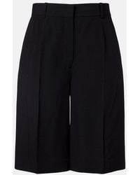 TOTEME - High-Rise Bermuda Shorts - Lyst