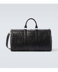 Bottega Veneta - Intrecciato Leather Duffel Bag - Lyst