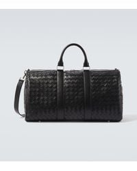 Bottega Veneta - Weekender Intrecciato Aus Leder - Lyst