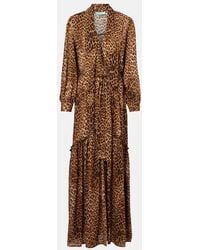 Melissa Odabash - Skylar Leopard-Print Maxi Dress - Lyst