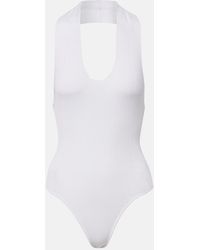 KHAITE - Toto Halterneck Bodysuit - Lyst