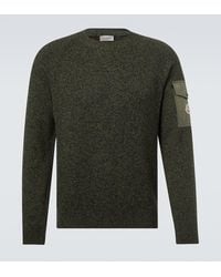 Moncler - Mouline Wool And Cashmere Sweater - Lyst