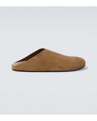 The Row - Hudson Suede Mules - Lyst