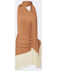 ‎Taller Marmo - Siwa Scarf-Detail Swimsuit And Beach Cover-Up Set - Lyst