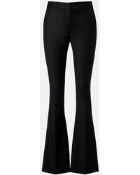 Blumarine - Pleated Flared Pants - Lyst
