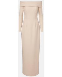Emilia Wickstead - Nosrat Wool Crepe Bustier Dress - Lyst