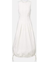 Proenza Schouler - Label Midikleid Marley Aus Baumwollpopeline - Lyst