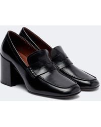 Dries Van Noten - Leather Penny Loafers - Lyst