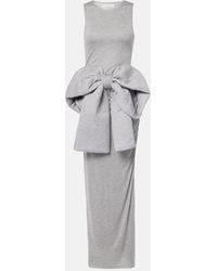 JW Anderson - Vestido Largo Con Detalle De Lazo - Lyst