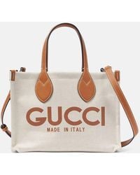 Gucci - Minibolso Tote con Estampado - Lyst