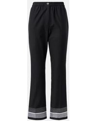 JOSEPH - Tottenham Cropped Straight Pants - Lyst