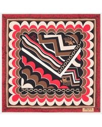 PUCCI - Printed Silk Twill Scarf - Lyst