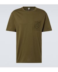 Loewe - Camiseta En Jersey De Algodon Con Anagrama - Lyst