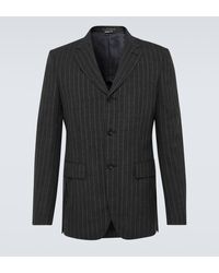 Comme des Garçons - Pinstripe Tailored Wool Blazer - Lyst